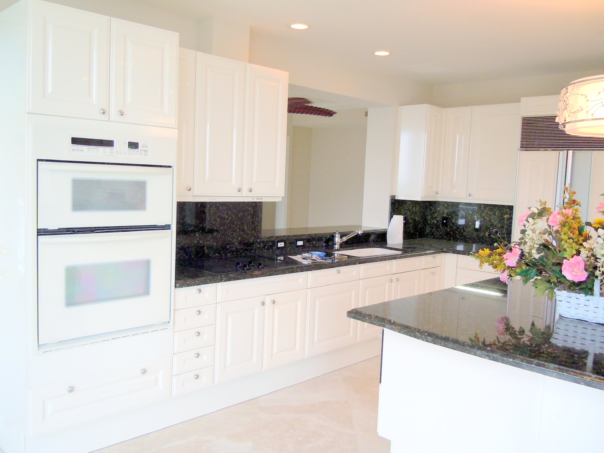 This is the before photo of a kitchen that was transformed by William Charles.